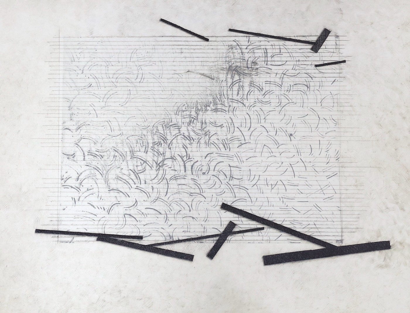 Yuko Shiraishi (Japanese 1956-), limited edition print, Untitled, signed in pencil and dated '81, 8/15, the sheet 57 x 76.5cm